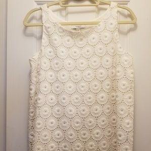 Off white tank